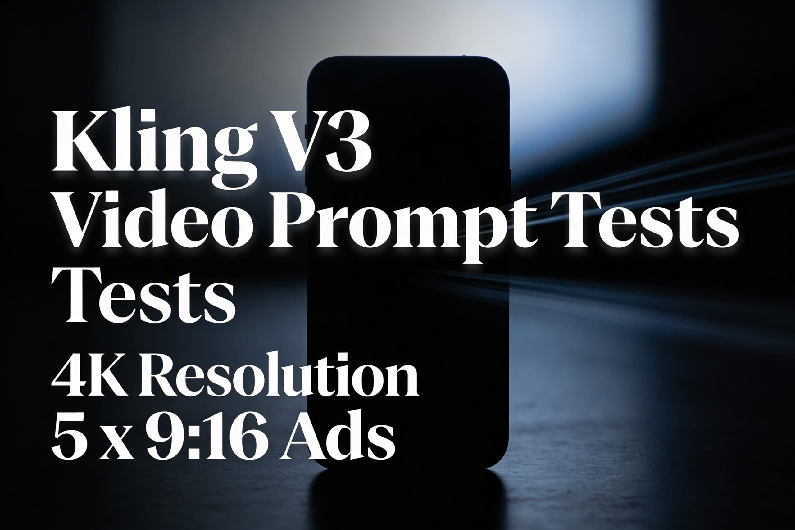 Kling V3: 5 Prompt Tests for 9:16 Product Ads